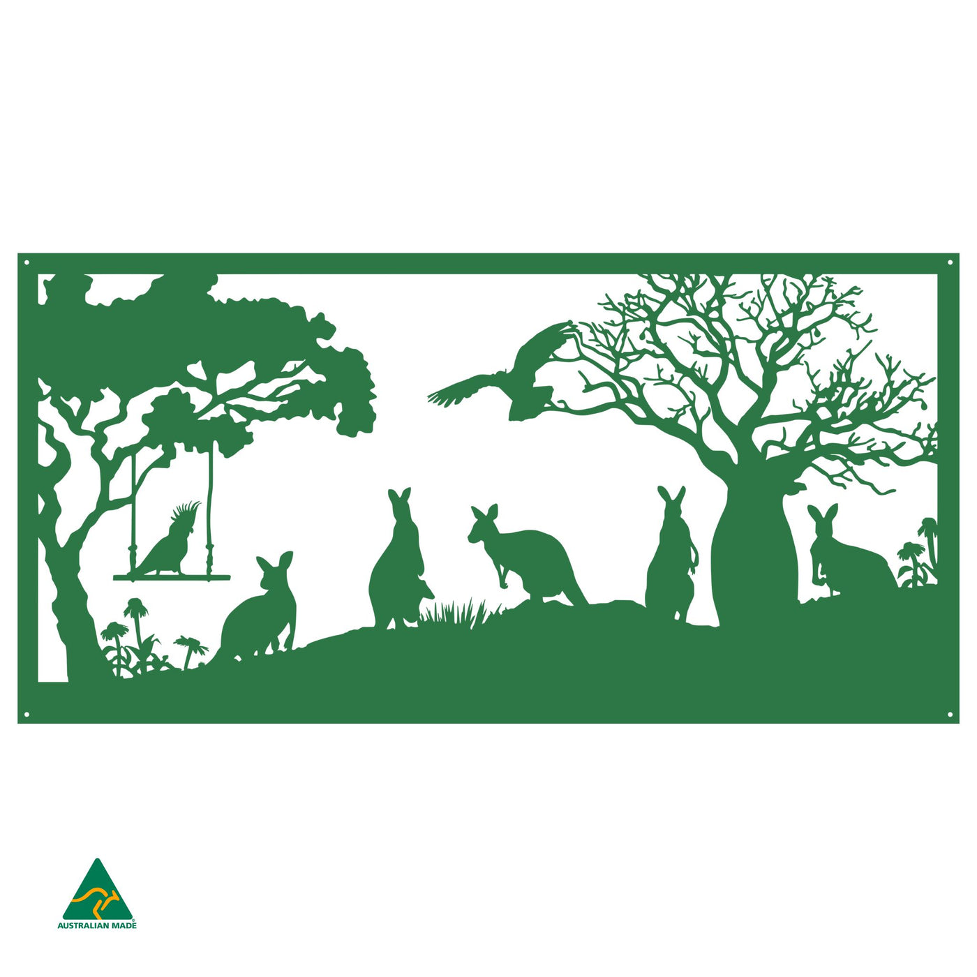 Tropical Australiana Metal Wall Art | Mistletoie Gloss