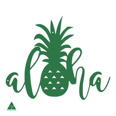 Aloha Pineapple Wall Sign | Mistletoe Gloss