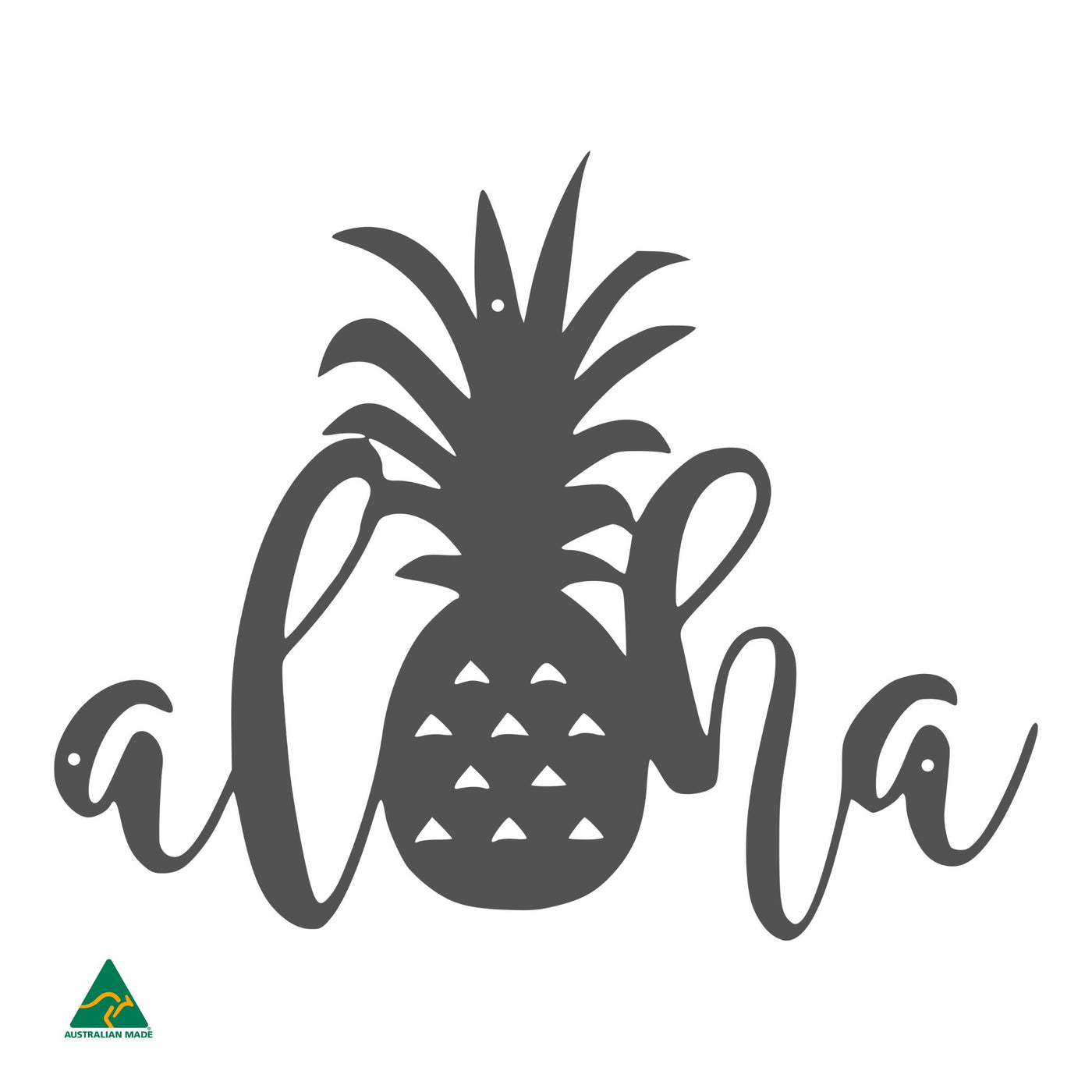 Aloha Pineapple Wall Sign | Monument Matt