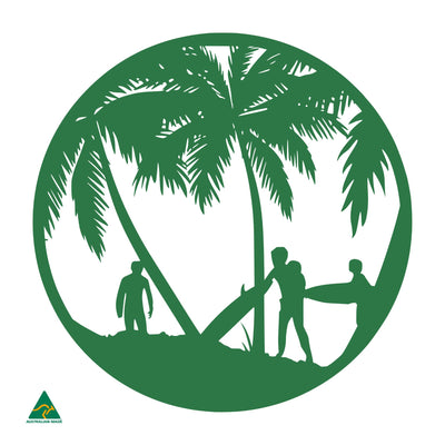 Beach Break Round Metal Wall Art | Mistletoe Gloss