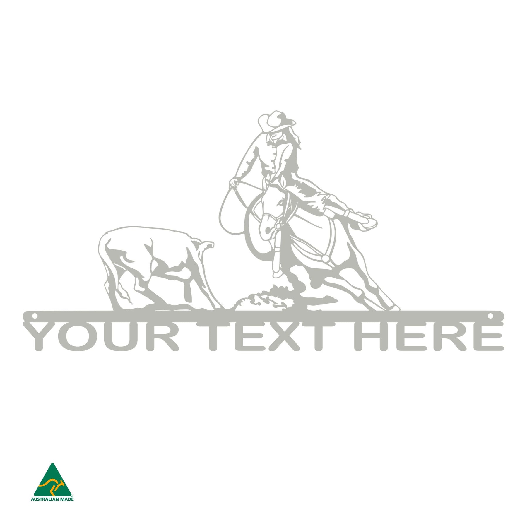 Campdraft Scene Property Sign – Chateau De Glass