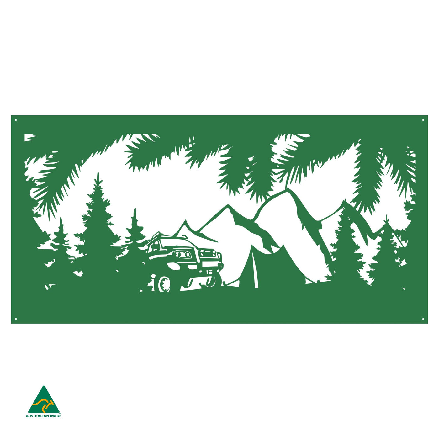 Camping Out Metal Wall Art | Mistletoe Gloss