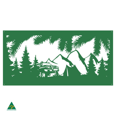 Camping Out Metal Wall Art | Mistletoe Gloss