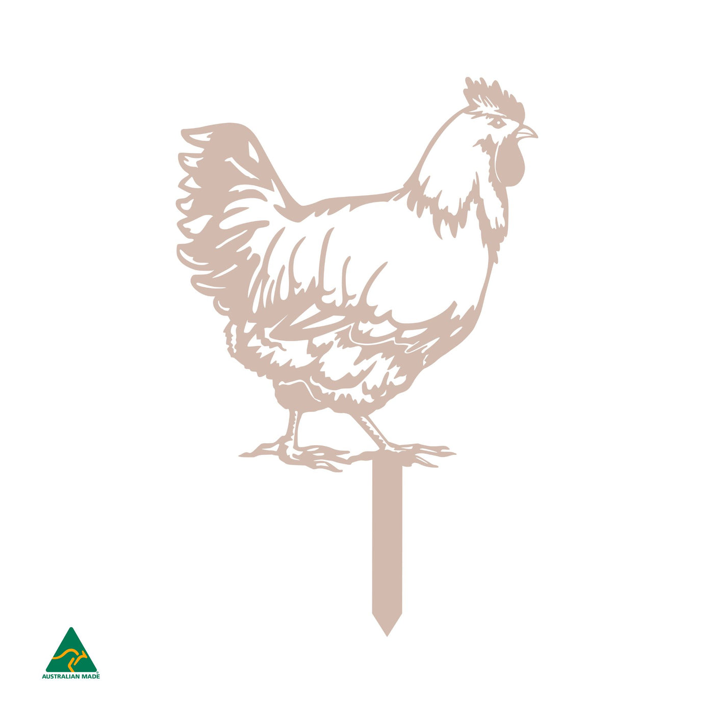 Chicken Garden Decor| Pink Sand Matt