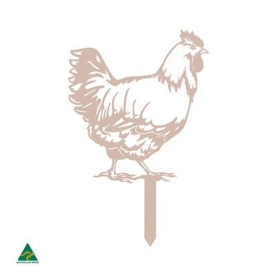 Chicken Garden Decor| Pink Sand Matt
