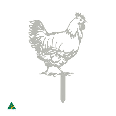 Chicken Garden Decor | Shale Grey Matt