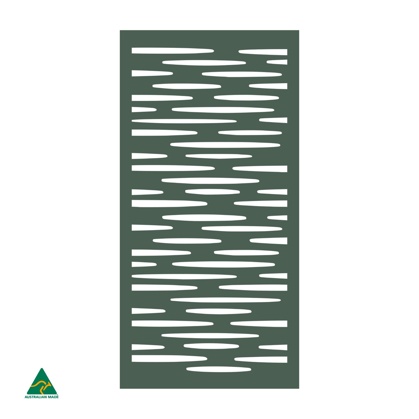 Clouds Privacy Screen | Cottage Green Satin