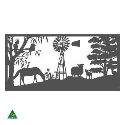 Country Living Metal Wall Art | Monument Matt