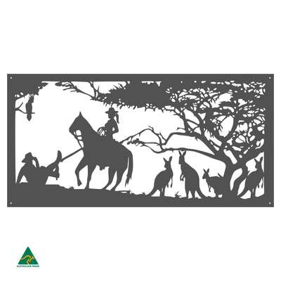 Cowgirl Metal Wall Art | Monument Matt
