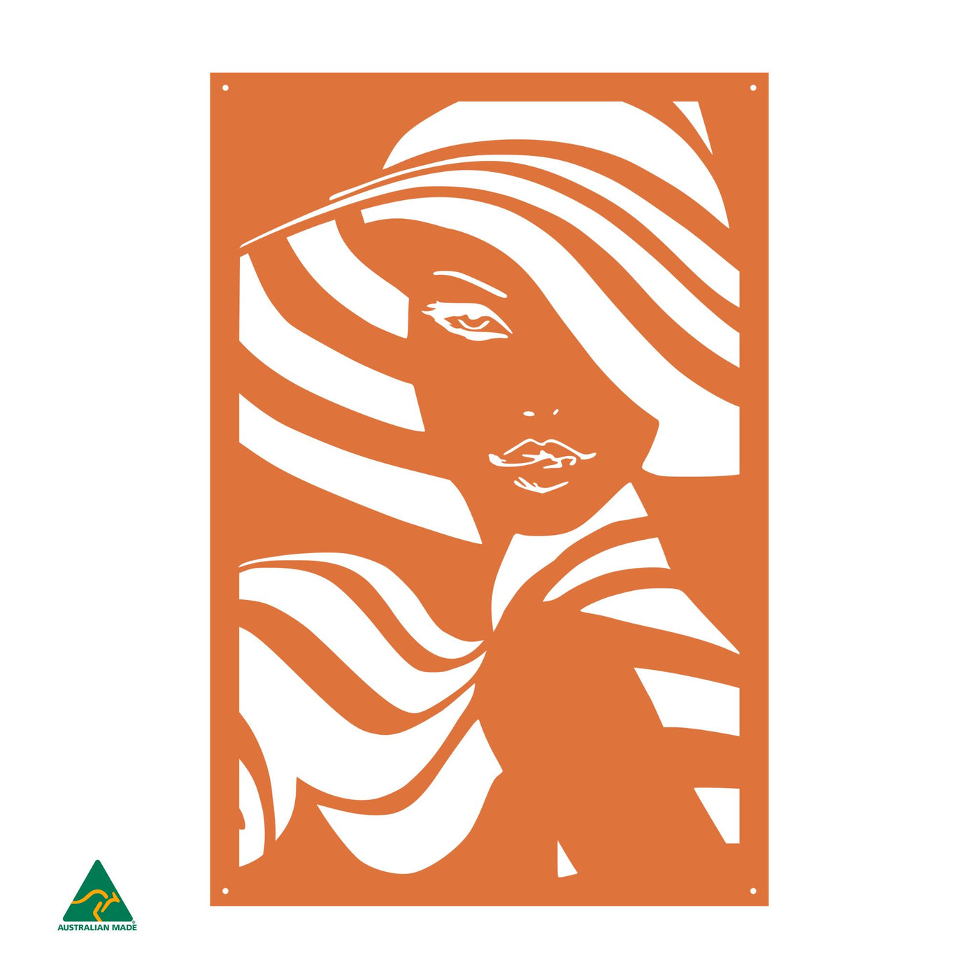 Cup Day Metal Wall Art | Orange X15 Gloss