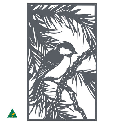 Fairy Wren Metal Wall Art | Ironstone Matt