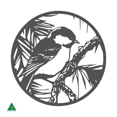 The Fairy Wren Round Metal Wall Art | Monument Matt
