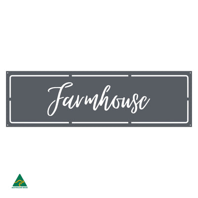 Farmhouse Wall Sign | Ironstone Matt