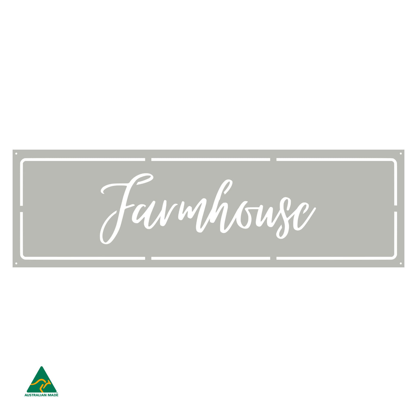 Farmhouse Wall Sign | Shale Grey Matt