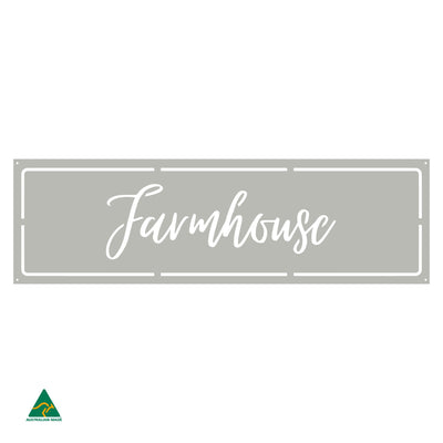 Farmhouse Wall Sign | Shale Grey Matt
