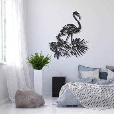 Flamingo Fandango Metal Wall Art