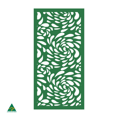 Flowing Droplets Privacy Screen | Mistletoe Gloss