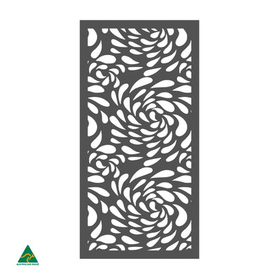 Flowing Droplets Privacy Screen | Monument Matt