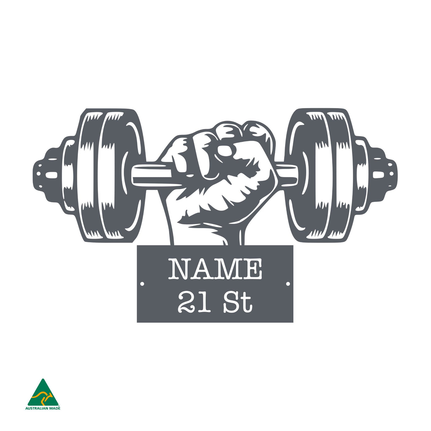 Gym Buff 21st Key  | Ironstone Matt