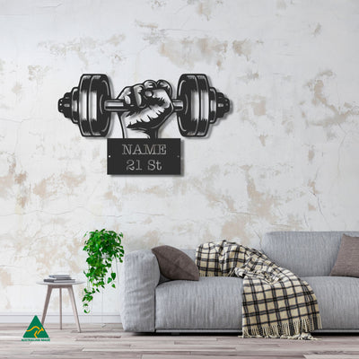 Gym Buff 21st Key Staged Image | Night Sky (Black) Matt