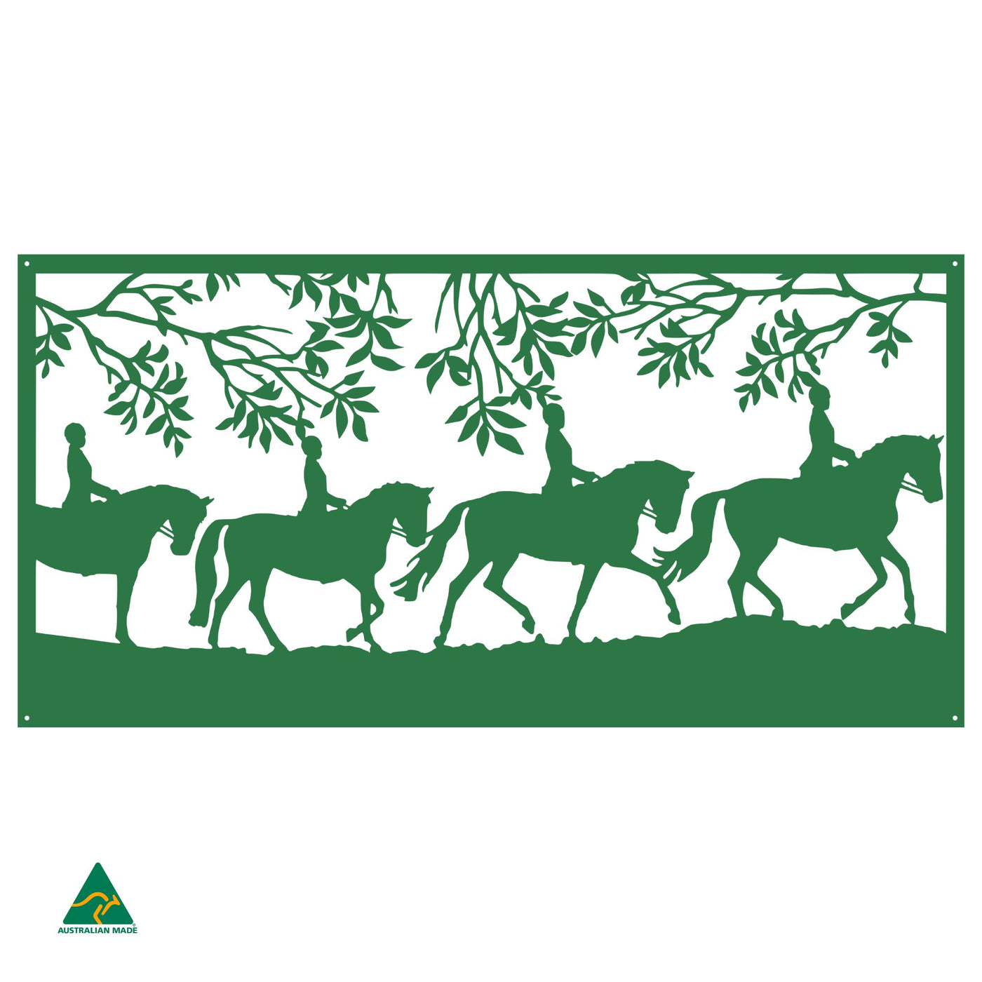 Horse Dressage Metal Wall Art | Mistletoe Gloss