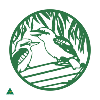 Kookaburra Round Metal Wall Art | Mistletoe Gloss