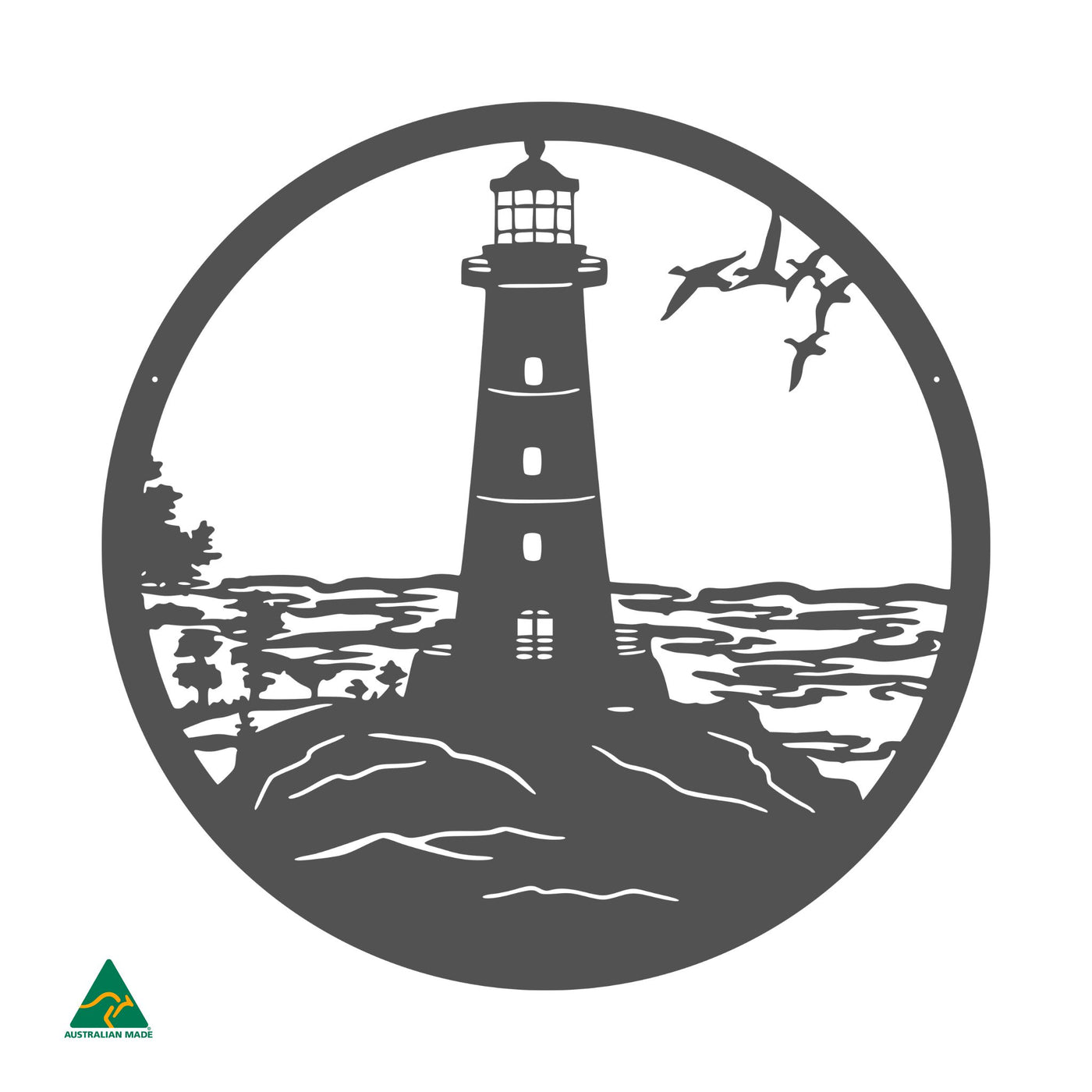 Lighthouse Point Metal Wall Art | Monument Matt