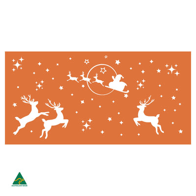 The Magic of Christmas Metal Wall Art | Orange X15 Gloss