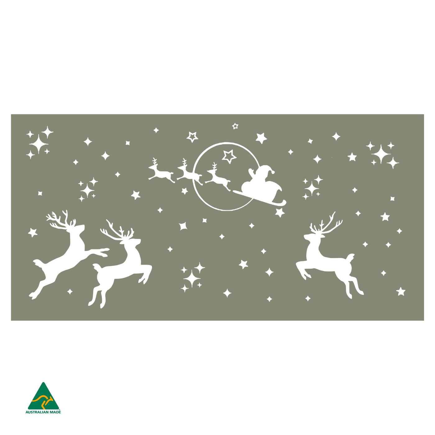 The Magic of Christmas Metal Wall Art | Pale Eucalypt Matt