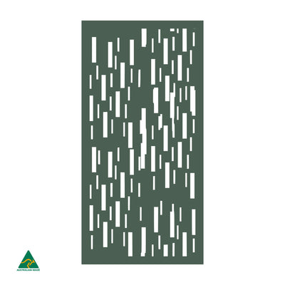 Matrix Privacy Screen | Cottage Green Satin