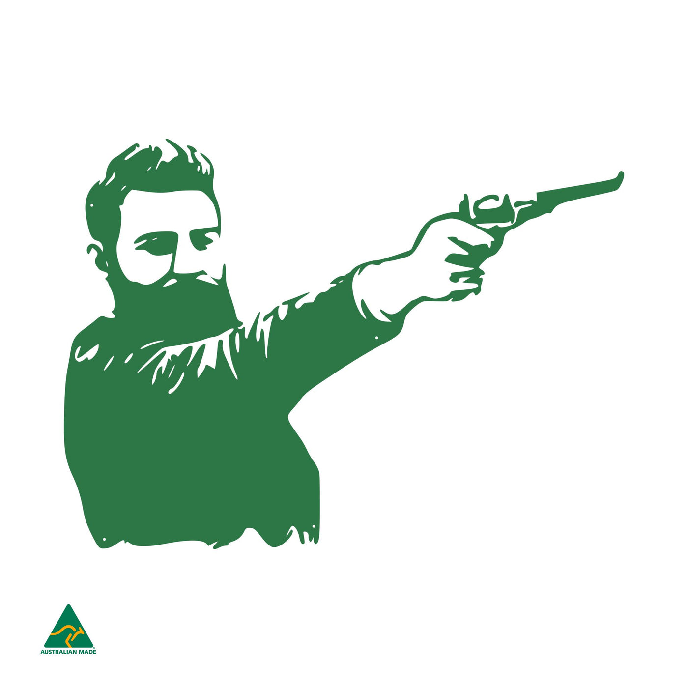 Ned Kelly Shooting Metal Wall Art | Mistletoe Gloss