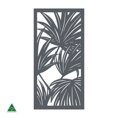 Palm Leaves Privacy Screen | Ironstone Matt