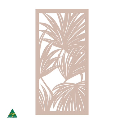 Palm Leaves Privacy Screen | Pink Sand Matt