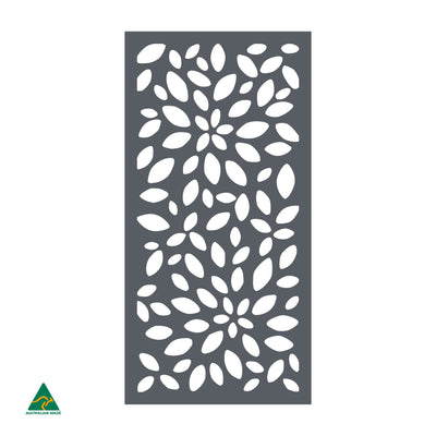 Petals Privacy Screen | Ironstone Matt