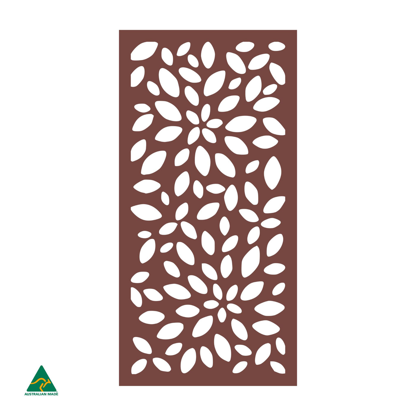 Petals Privacy Screen | Manor Red Satin