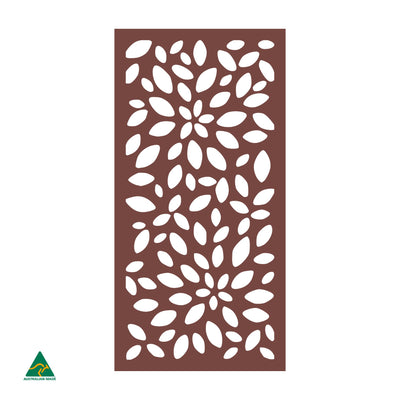 Petals Privacy Screen | Manor Red Satin