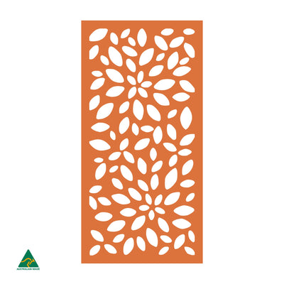 Petals Privacy Screen | Orange X15 Gloss