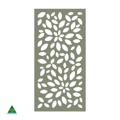 Petals Privacy Screen | Pale Eucalypt Matt