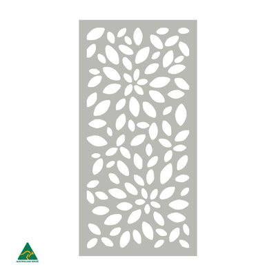 Petals Privacy Screen | Shale Grey Matt