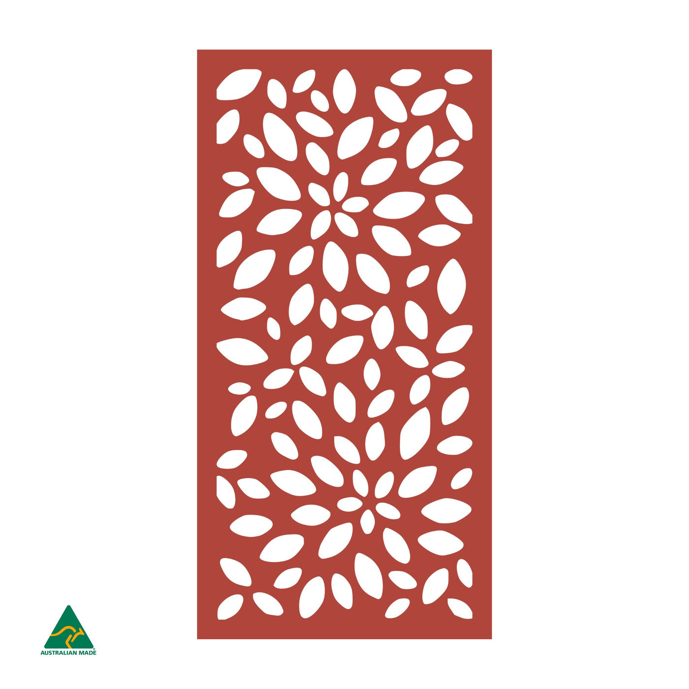 Petals Privacy Screen | Signal Red Gloss