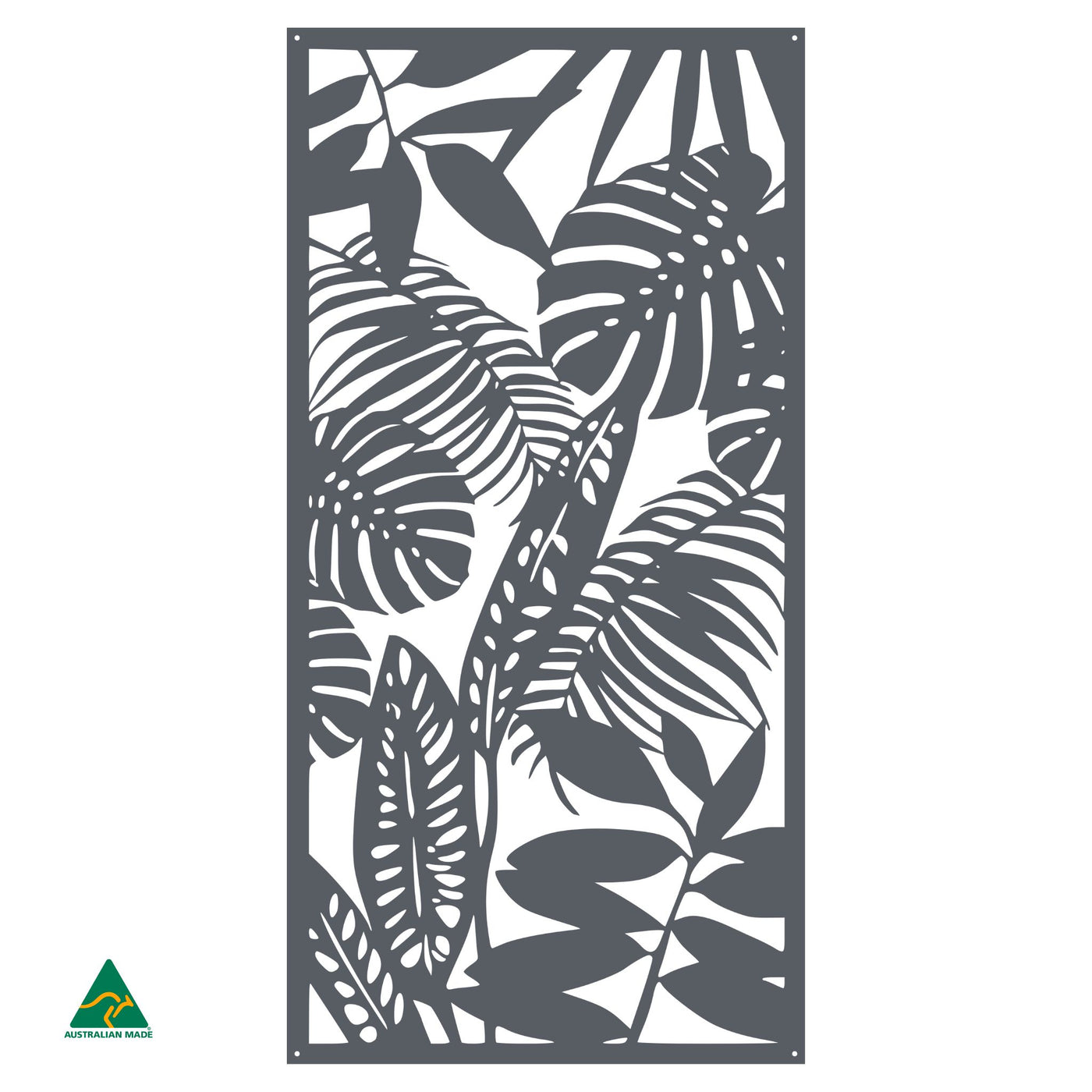 Rainforest Leaves Metal Wall Art | Ironstone Matt