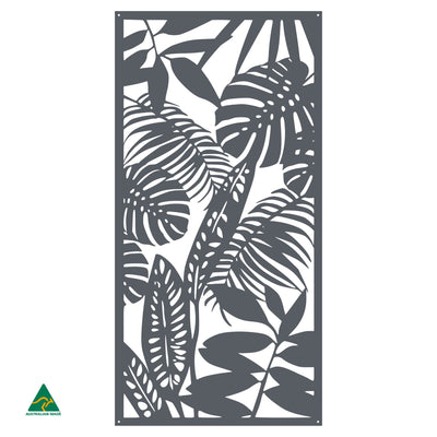 Rainforest Leaves Metal Wall Art | Ironstone Matt