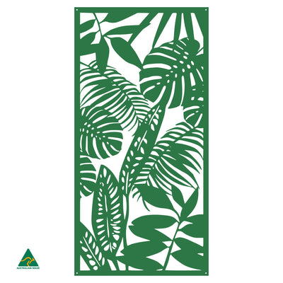 Rainforest Leaves Metal Wall Art | Mistletoe Gloss
