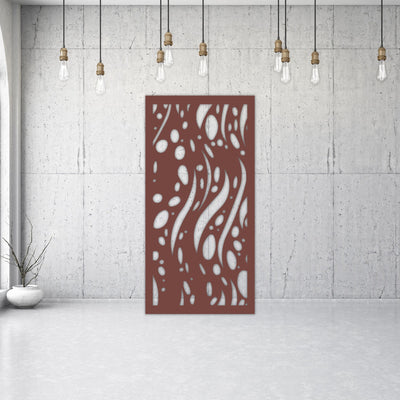 Staged Image | Below The Sea Privacy Screen | Rust Patina