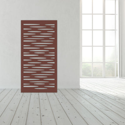 Staged Image | Clouds Privacy Screen | Rust Patina