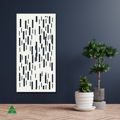 Staged Image | Matrix Privacy Screen | White Matt