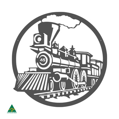 Steam Train Metal Wall Art | Monument Matt