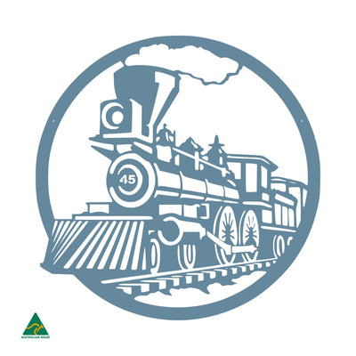 Steam Train Metal Wall Art | Wedgewood Satin