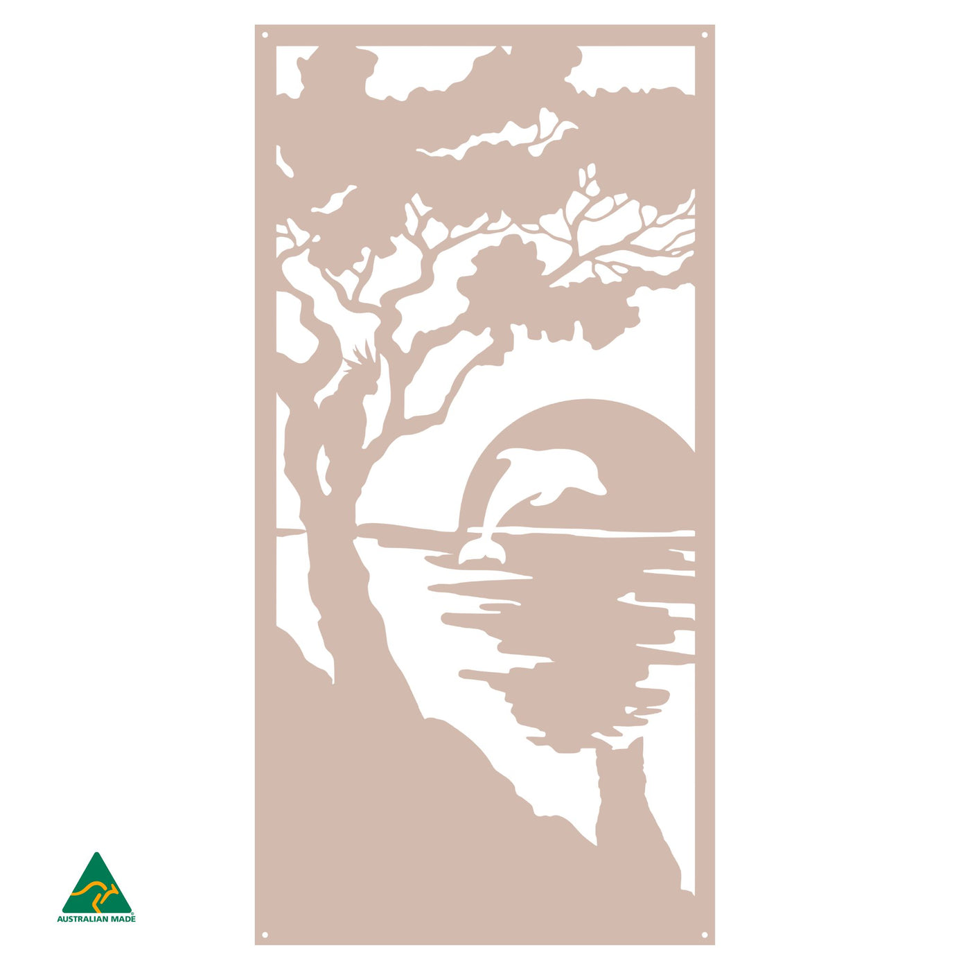 Sunset Serenity Metal Wall Art | Pink Sand Matt