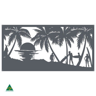 Surf’s Up Metal Wall Art | Ironstone Matt